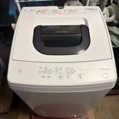 HITACHI 縦型洗濯機 NW-50G 5kg 本体 2021年製のサムネイル