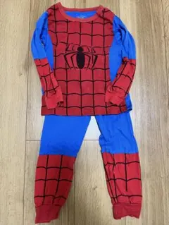 スパイダーマン 長袖パジャマ 赤と青