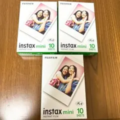 新品 instax mini チェキフィルム　10枚　3セット