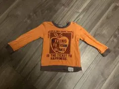 BRANSHES オレンジ 長袖カットソー 95サイズ