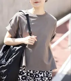 SLOBE IENA BASIC BIG TEE-汗ジミ防止 グレーのサムネイル