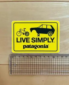 パタゴニア　ステッカー2枚セット　 LIVE SIMPLY　未使用♪