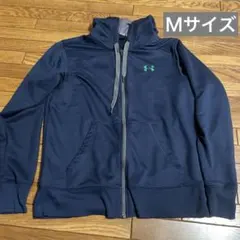 アンダーアーマー　ネイビー　グリーン　パーカー　フルジップ