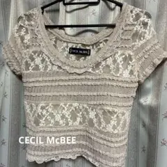 CECIL McBEE レース 半袖トップスのサムネイル