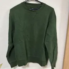 yu 様専用UNIQLO ダークグリーン クルーネック スウェット