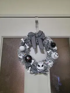 ティム・バートン ナイトメアー・ビフォア・クリスマス リース ライトアップ