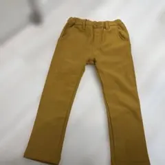 裏起毛パンツ☆110サイズ☆マスタード色☆男女兼用