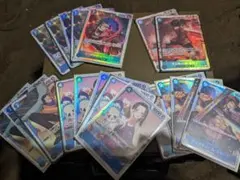 ワンピースカード　青srセット　ミホーク、ハンコック等