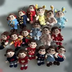 不二家　ぺこちゃんぬいぐるみ 18体セット