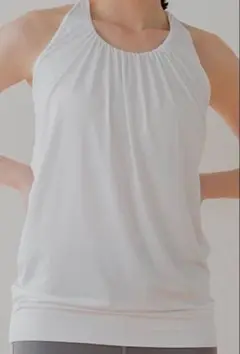 【新品未開封】SUKALAカバーフレアタンクトップSサイズ アイボリー SUKALA】カバーフレアタンクトップ(Sサイズ ライラック): ヨガウェア