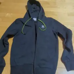 Reebok ジップアップパーカー 黒