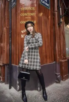 herlipto Lapérouse Mini Dress ダークグリーン M - メルカリ