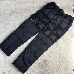 極美品 mont-bell ダウンパンツ EX800黒 L 収納袋付