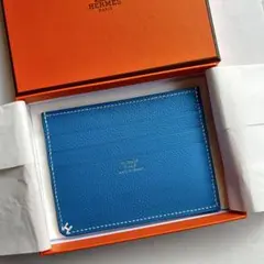 ⭐︎2025年1月購入⭐︎ エルメス　カルヴィ　カードケース　新品未使用　W刻印 エルメス カルヴィ ヴォーエプソン ブラック カードケース 箱 W