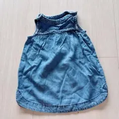 next デニム ノースリーブワンピース 70