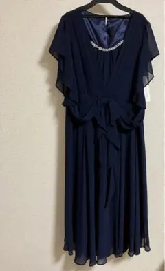 お値下げ！ミモレ丈フォーマルワンピースドレス 新品 未使用 タグ付き！！