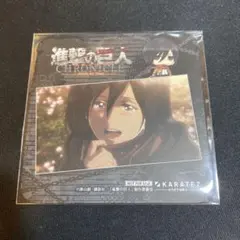 進撃の巨人 カラオケの鉄人 ミカサ コースター 特典