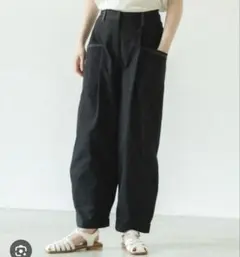 idem basic loose pants 黒