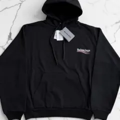 balenciaga キャンペーンロゴ パーカー フーディ 中古・古着通販】BALENCIAGA (バレンシアガ) BALENCIAGA POLITICAL
