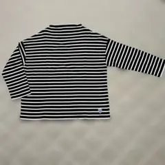 ORCIVAL ストライプ ハイネックTシャツ 七分袖