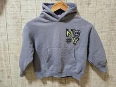 グレーパーカー トップス