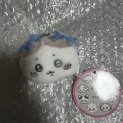 ちいかわ　ミニがまぐち　リボン　ハチワレ