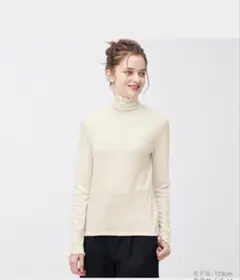 【美品】GU ソフトリブタートルネックT XXL