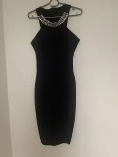 ZARA WOMAN ノースリーブタイトワンピース ブラック