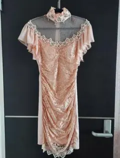 Andy アンディピンク フリル ナイトドレス