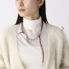 JEANASIS MIXチェーンネックレス / レッド