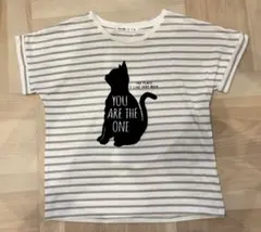 黒猫柄Tシャツ♪Cutie Blonde (WORLD)☆Mサイズ☆即購入OK♪