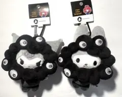 大阪万博サンリオブラックミャクミャク　BCカラビナ　マイメロ＆クロミ　２つセット