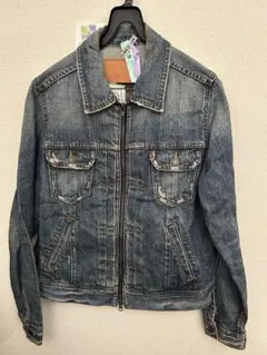 Levi's ダークブルー ジップアップ デニムジャケット