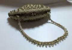 ビーズ装飾 パーティーバッグ