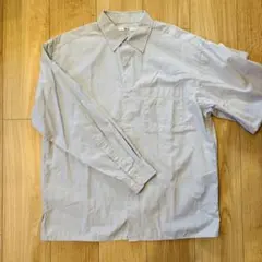 UNIQLO C ブロードオーバーサイズシャツ/ストライプ