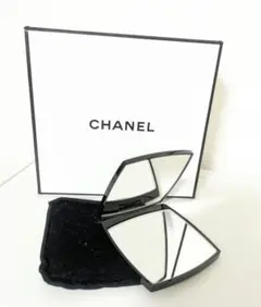 CHANEL 二面鏡 専用ケース付き