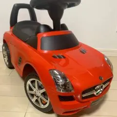 乗用メルセデスベンツ レッド 乗用玩具 押し車 幼児おもちゃ【中古品】
