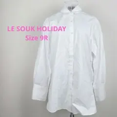 LE SOUK HOLIDAY ルスークホリデイ Yシャツ 白シャツ 長袖