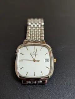 美品 稼働 OMEGA デヴィル 腕時計 スクエア デイト メンズ 3512 - メルカリ