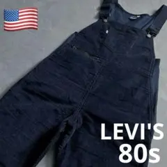 80s【USA製LEVI'S オーバーオール　SKIパンツ　vintageのサムネイル