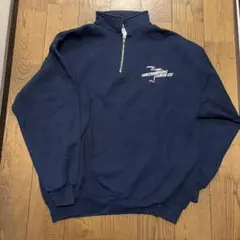 JERZEES ハーフジップトレーナー ネイビー