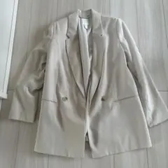 H&M ベージュ テーラードジャケット XS