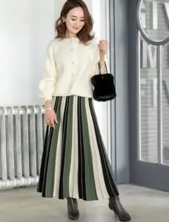 フィフス バイカラースカート
