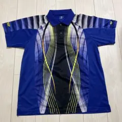 TSP スポーツポロシャツ 青/黒/黄