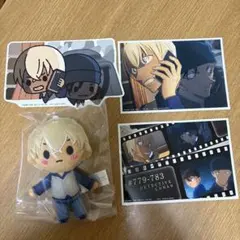 名探偵コナン　セガラッキーくじ　ぬいぐるみ　ステッカー　安室透