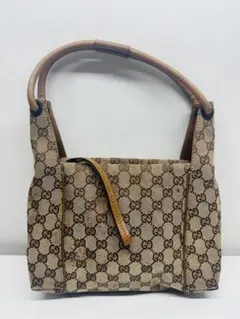 GUCCI GG柄 キャンバス ビンテージショルダーバッグ 保存袋有り - メルカリ