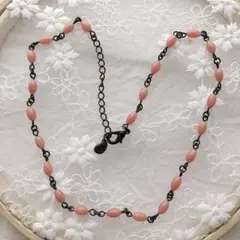 KaZa サンゴ ネックレス アンティーク調