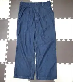 GU ワイドデニムパンツ Lサイズ メンズ
