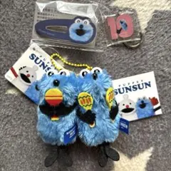 パペットスンスンぬいぐるみマスコット ヘアクリップ