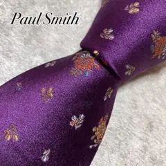 美品✨】ポールスミス ドット柄 花柄モチーフ 大剣裏フローラル柄 赤青